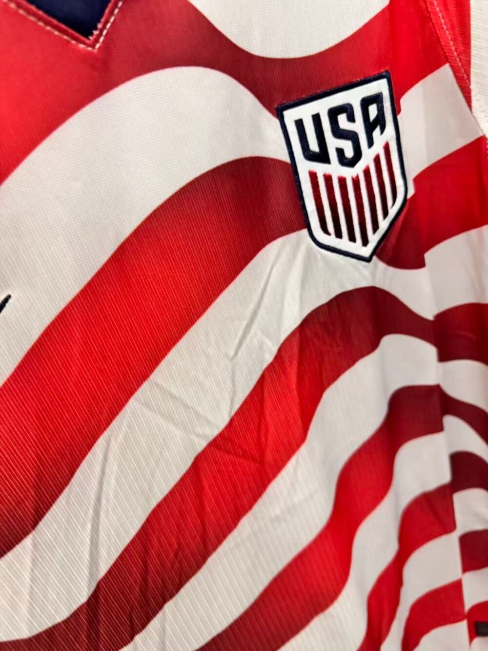 Nike USA Soccer Jersey Red White Size M - Picture 4 of 5